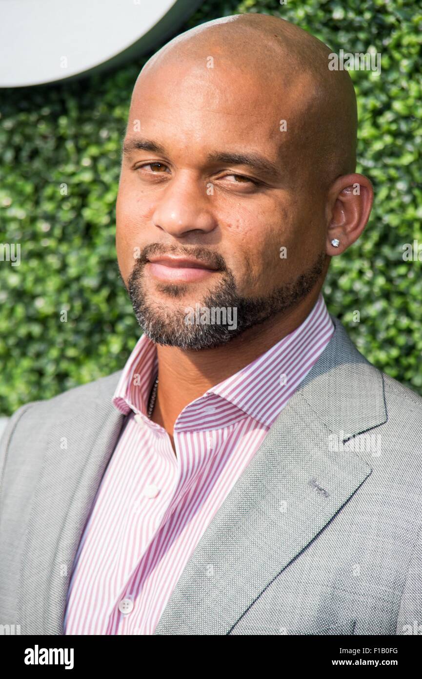 Shaun T out and about for Celebrity Candids - MON, , New York, NY August 31, 2015. Photo By: Steven Ferdman/Everett Collection Stock Photo