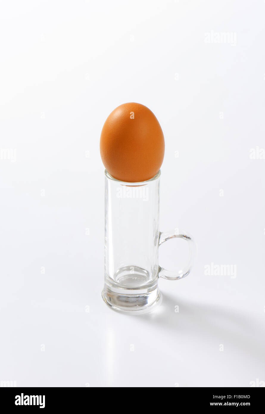 egg coddler glass cookware Stock Photo - Alamy