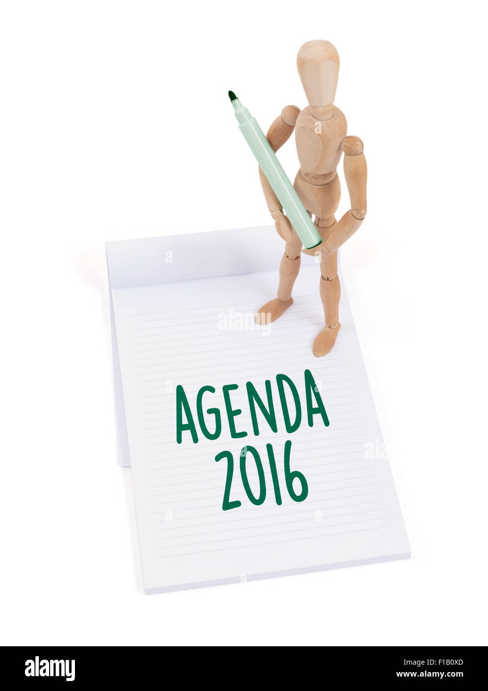 Writing in agenda Cut Out Stock Images & Pictures - Alamy