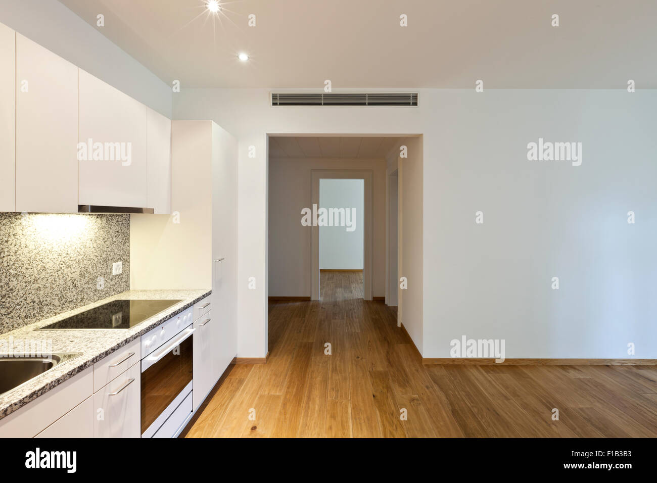 Empty contemporary kitchen simple hi-res stock photography and images ...