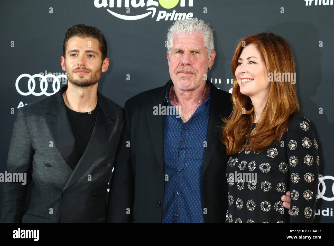 Berlin, Germany. 31st Aug, 2015. Julian Morris, Ron Perlman, Dana ...