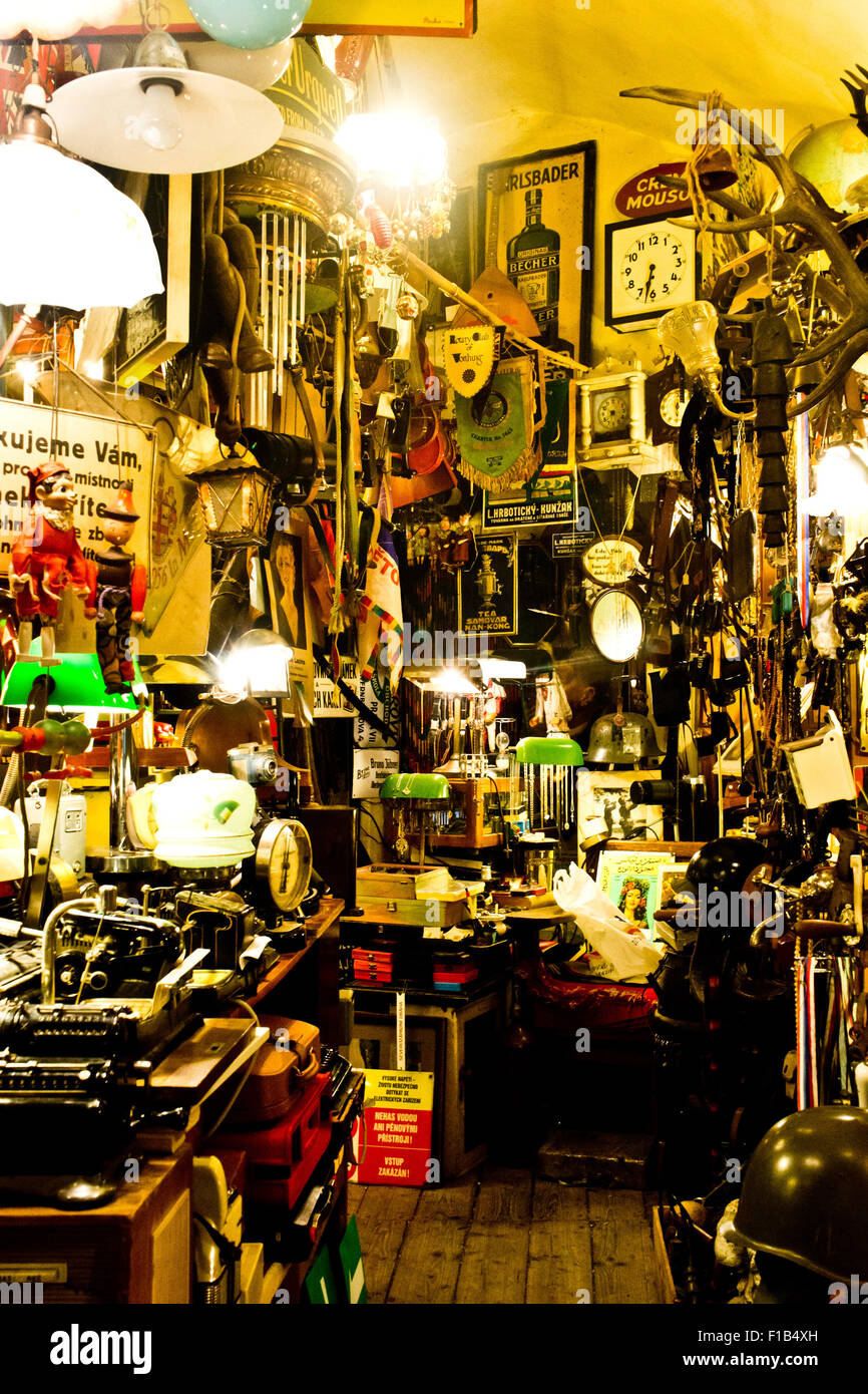 interior of an antique and curiosities shop Stock Photo Alamy