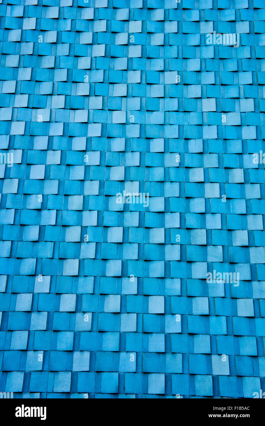detail of a modern commercial building without windows Stock Photo