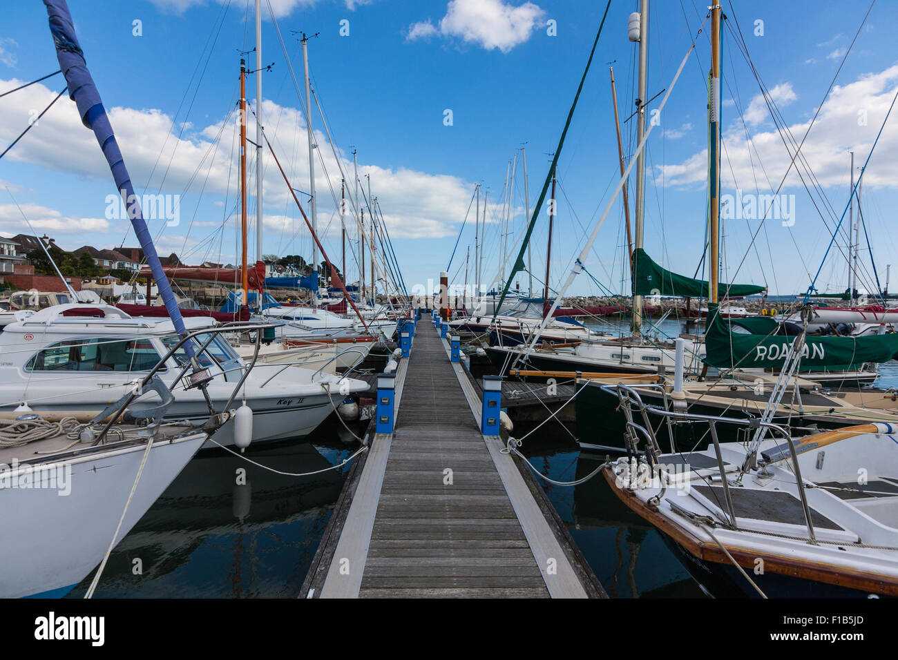 Boats in Quay West, Poole, Dorset, England, United Kingdom Stock Photo