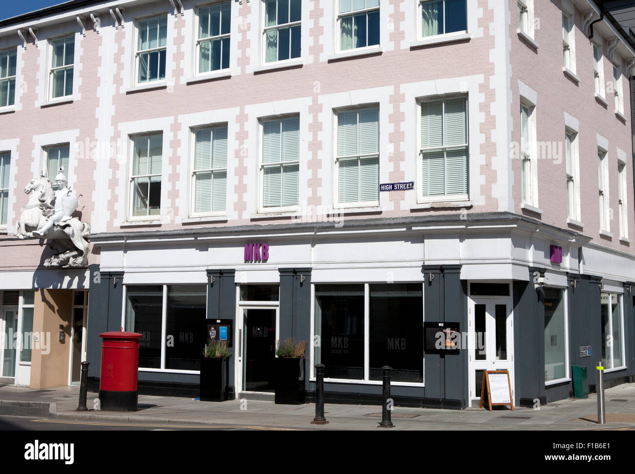 MKB Cocktail Bar, High Street, Guildford, Surrey Stock Photo Alamy