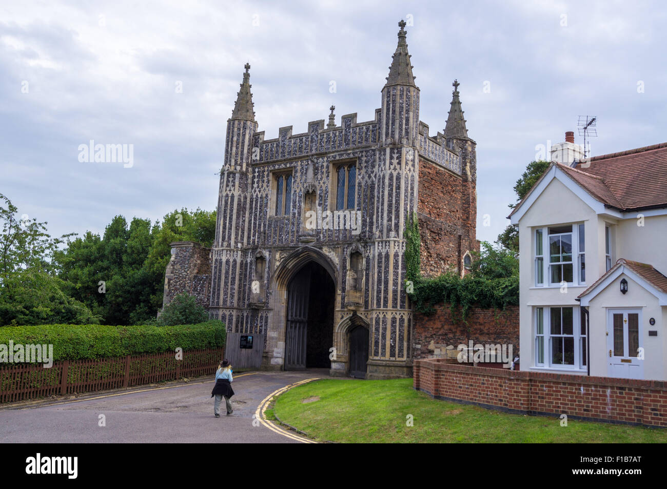 Ruined gatehouse of the former St. John's Abbey, Colchester, Essex