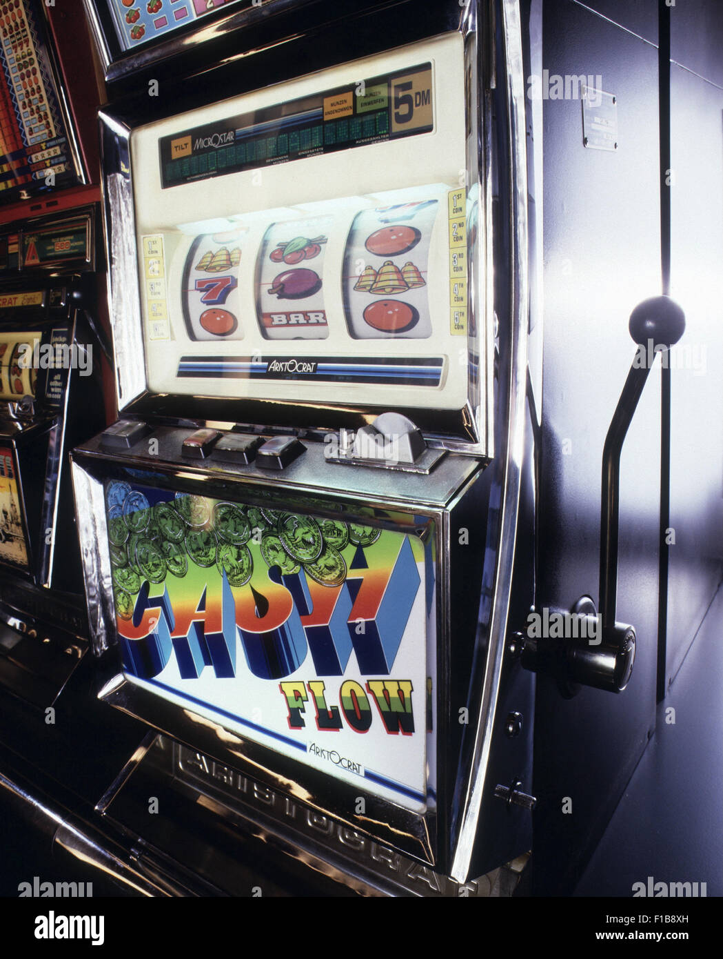 Hamburg, Germany, Slot Machine Stock Photo