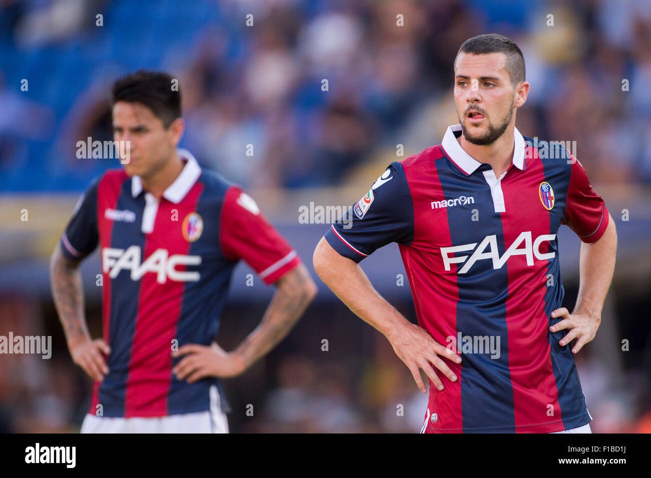 Bologna, Italy. 29th Aug, 2015. Mattia Destro (Bologna) Football/Soccer