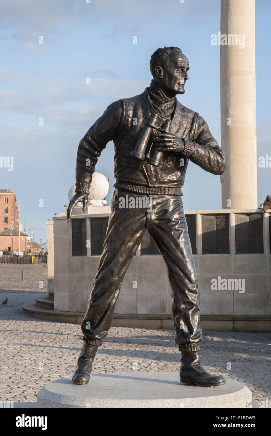 Captain Walker Monument, Albert Docks, Liverpool, England, UK Stock