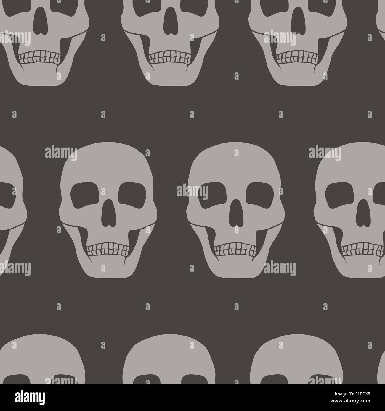 seamless background with skulls Stock Vector Image & Art - Alamy