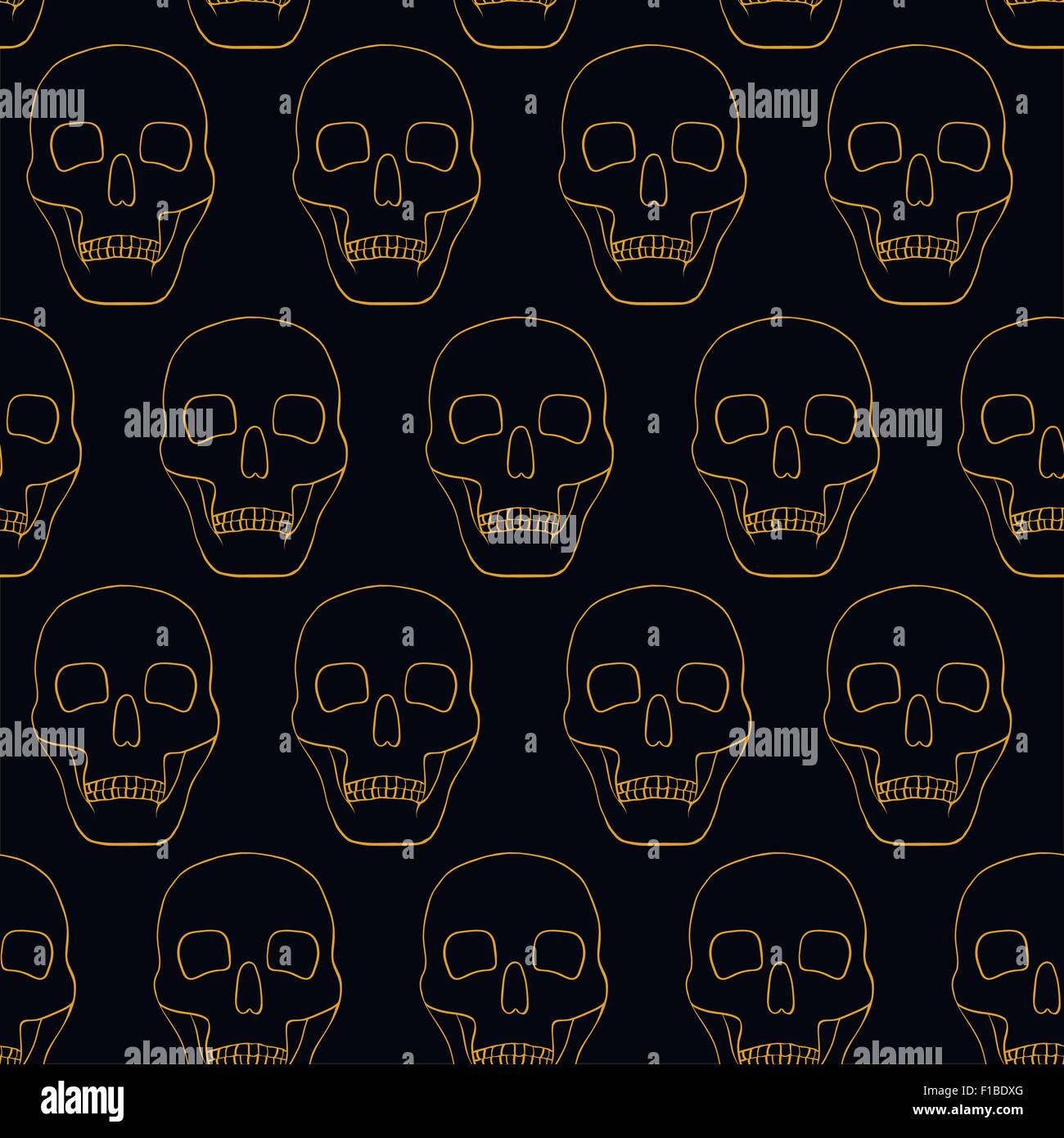 seamless background with skulls Stock Vector Image & Art - Alamy