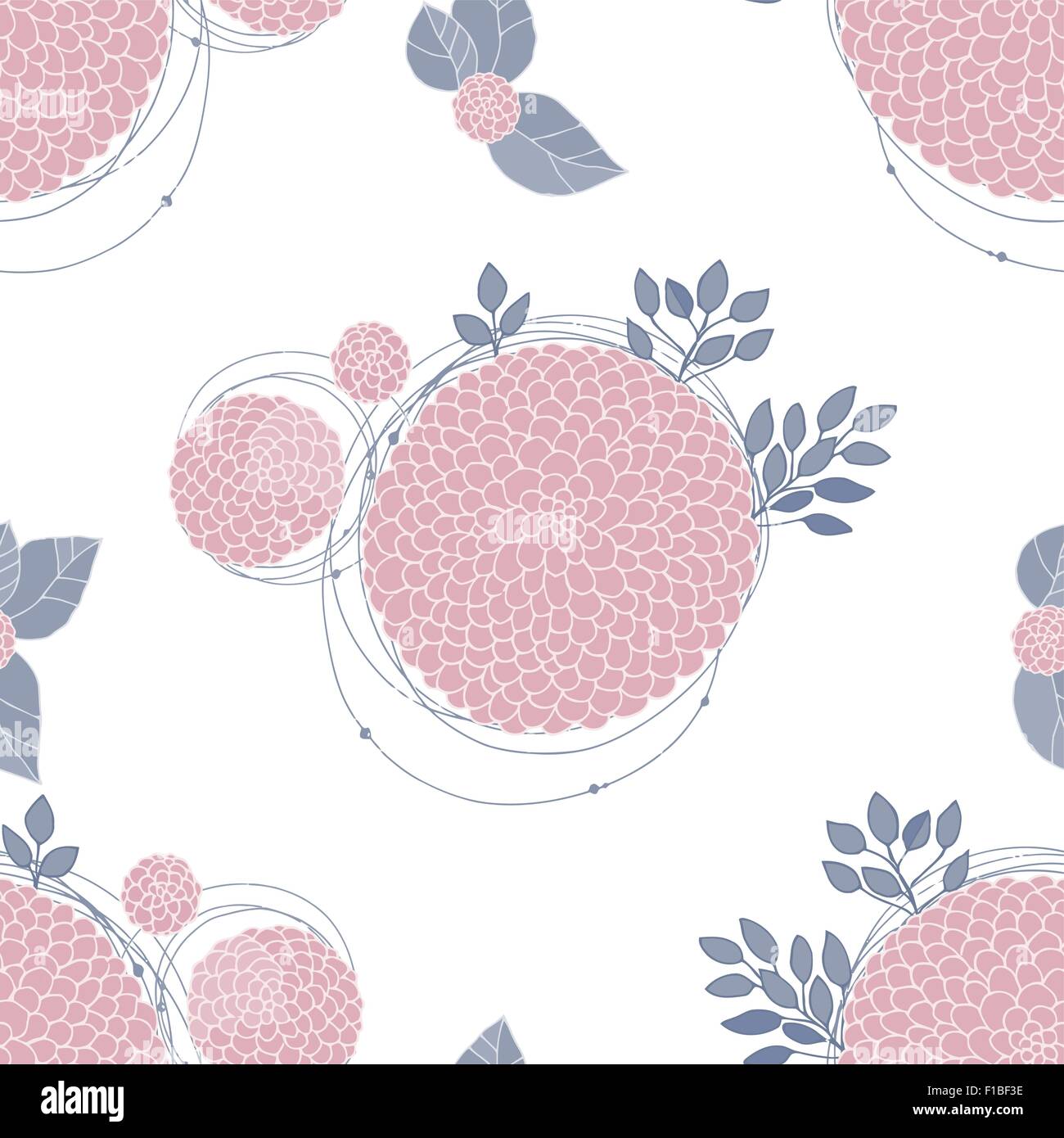 Seamless texture with asters Stock Vector Image & Art - Alamy