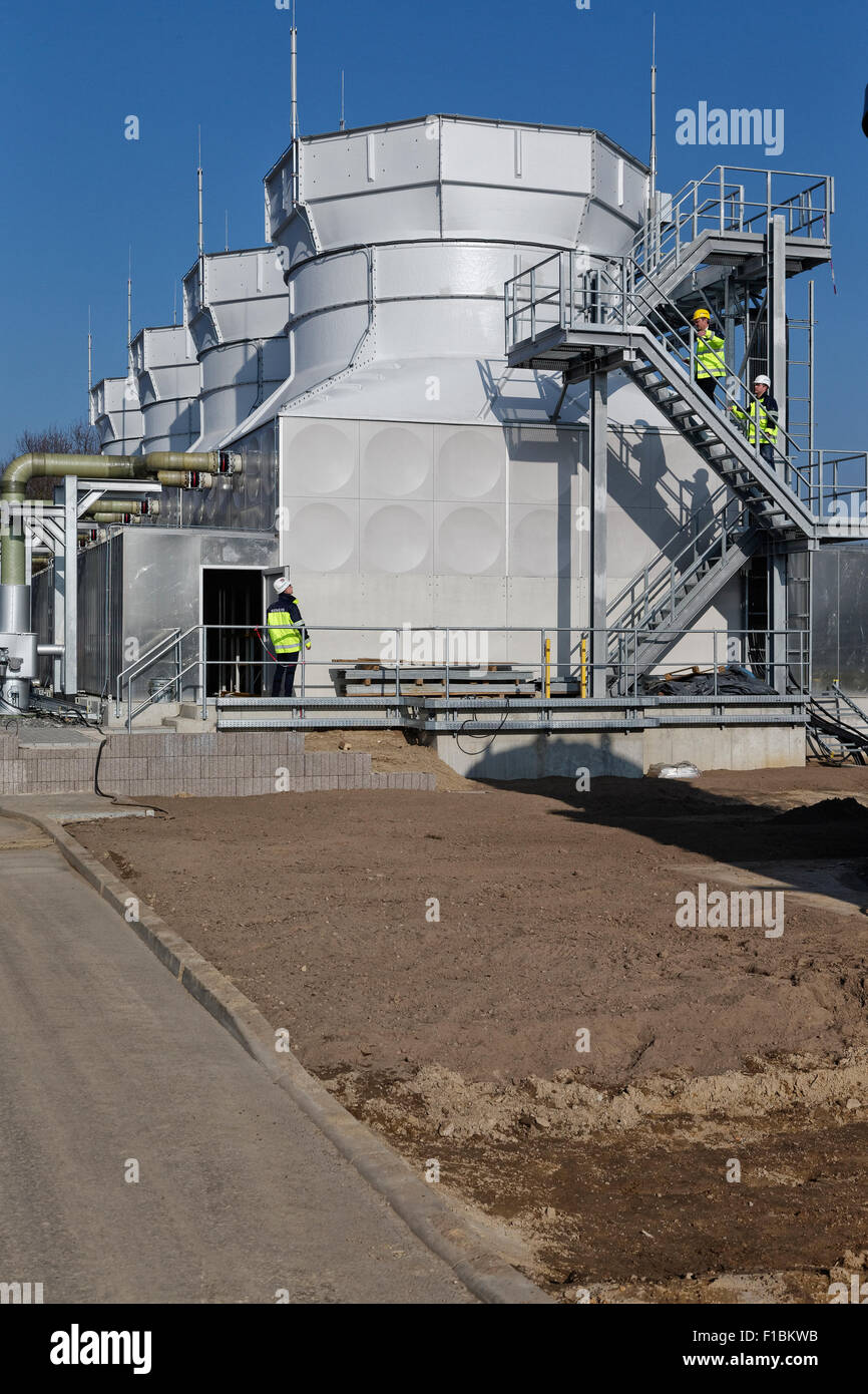 Ludwigsfelde, Germany, the Siemens Kuehltuerme Clean Energy Center Stock Photo