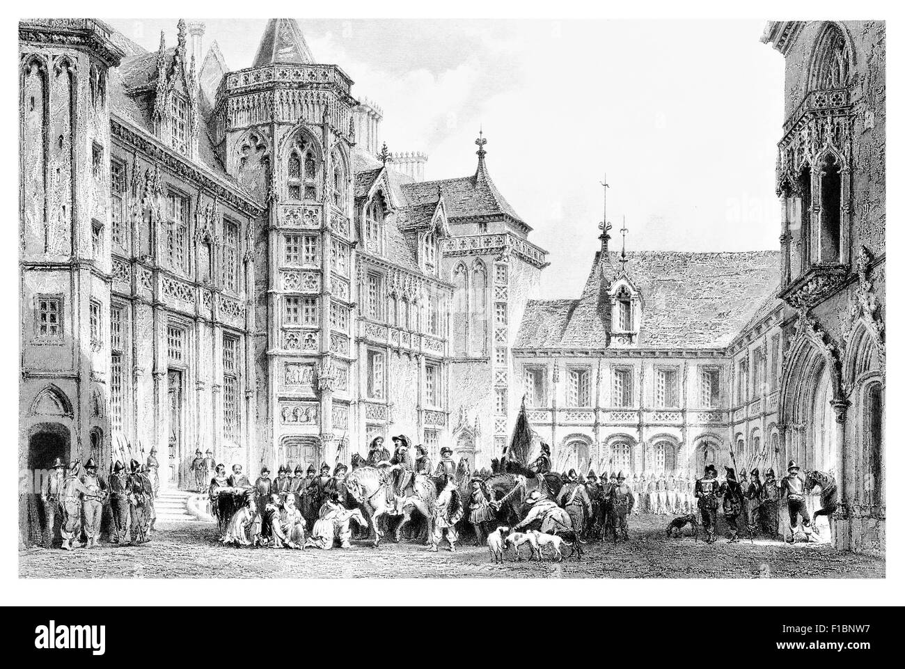 Hotel de ville Bourges Formerly house home of Jacques Coeur Aristocracy