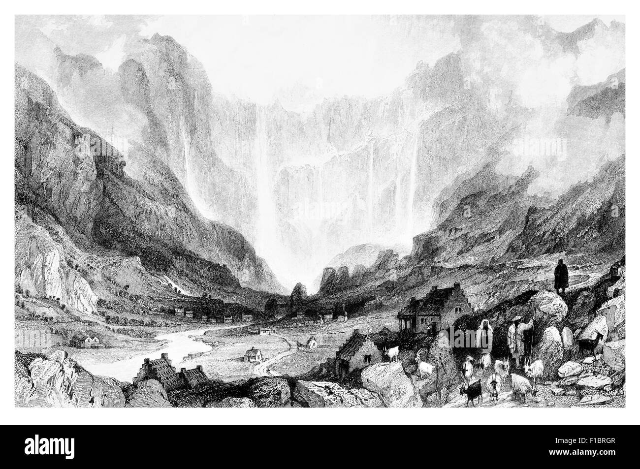 Cirque de gavarnie pyrenees france Cut Out Stock Images & Pictures - Alamy