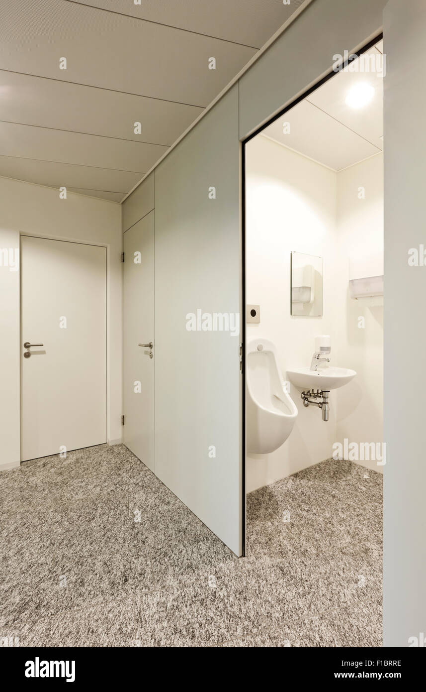 interior building, public toilet Stock Photo Alamy