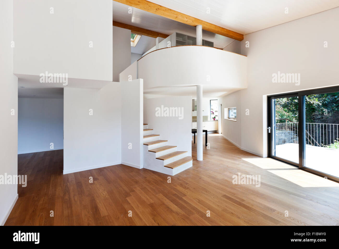 interior modern house, large open space Stock Photo - Alamy