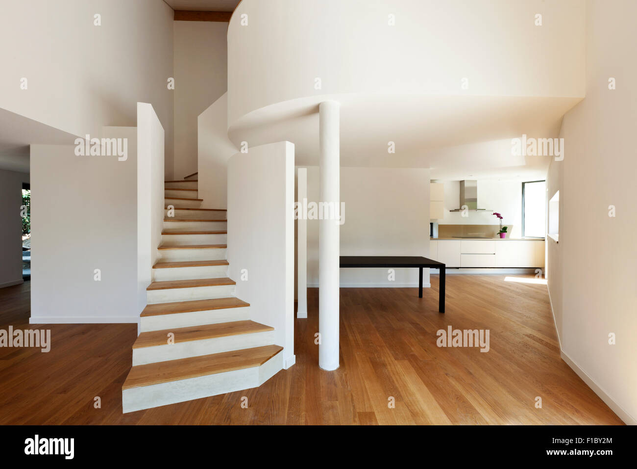 interior modern house, large open space Stock Photo - Alamy