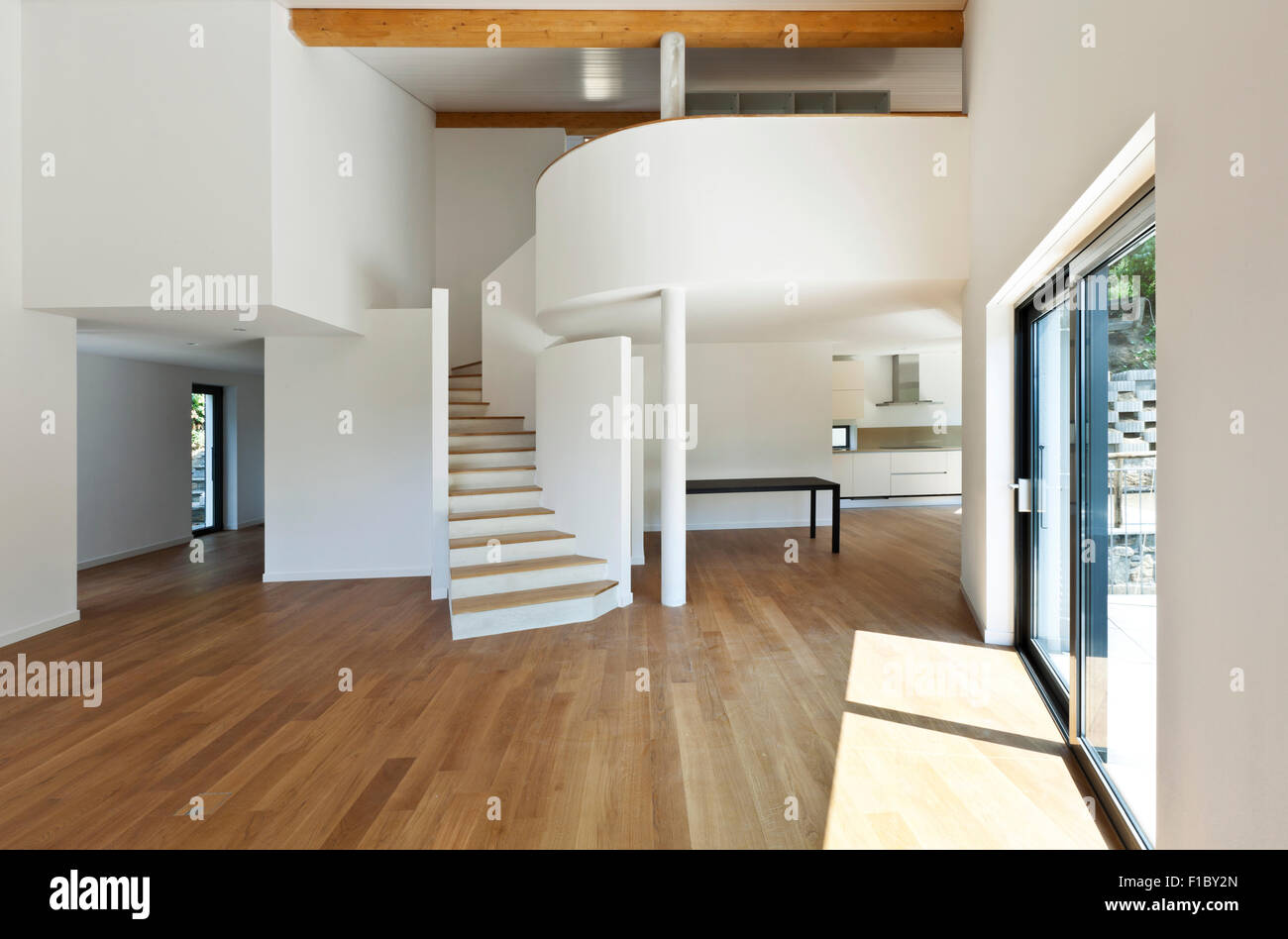 interior modern house, large open space Stock Photo - Alamy