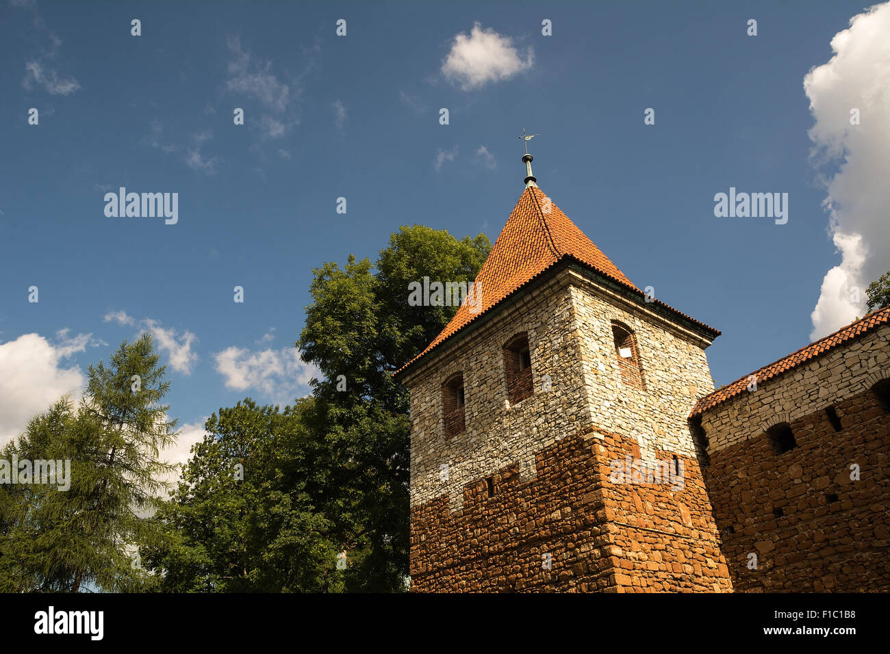 Tower in Olkusz (Poland) Stock Photo