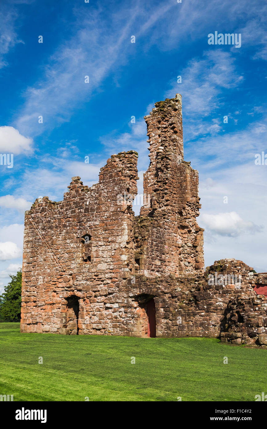 The ruins of Lincluden Collegiate Church Dumfries Scotland UK Stock