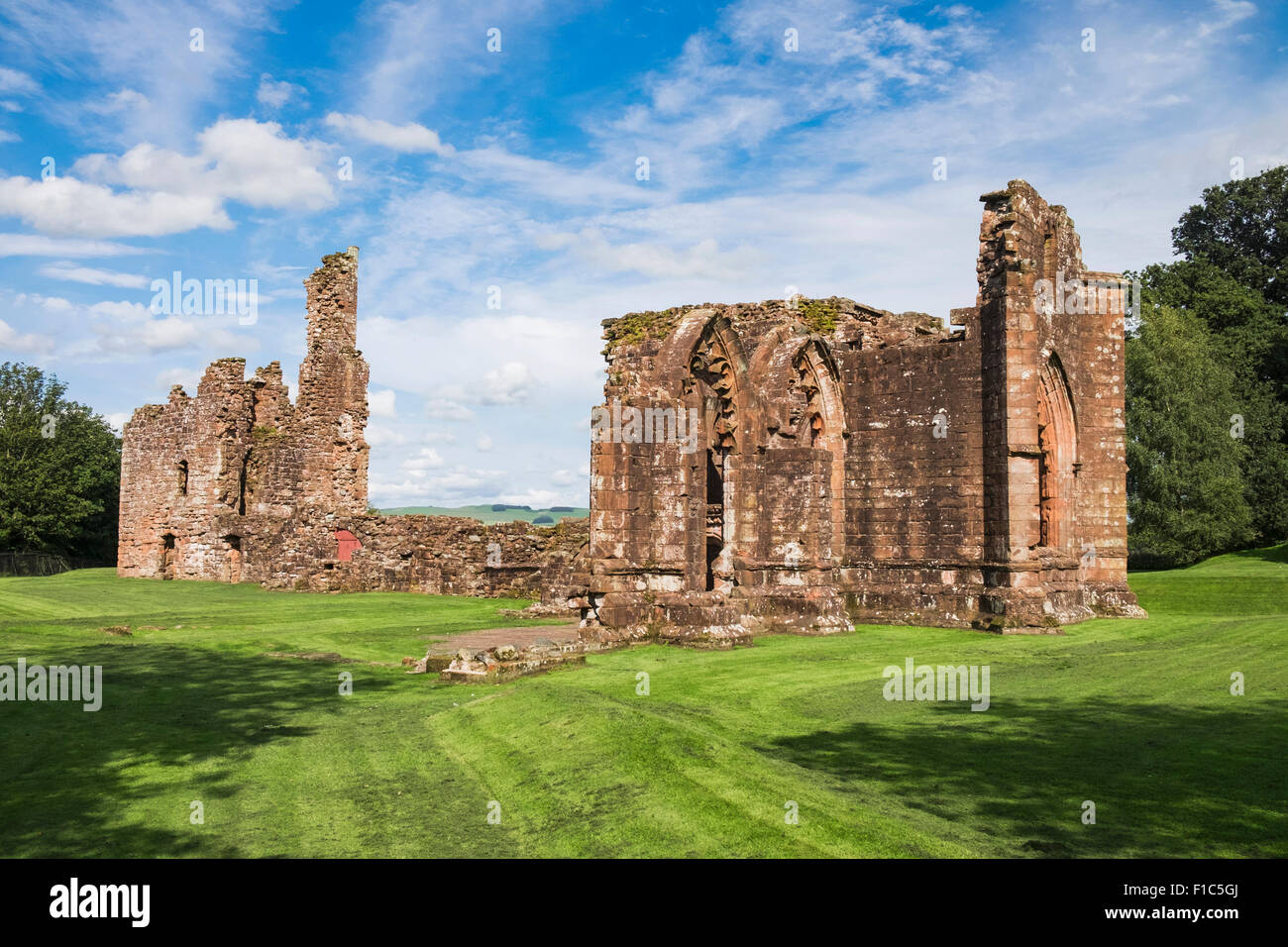 The ruins of Lincluden Collegiate Church Dumfries Scotland UK Stock Photo Alamy