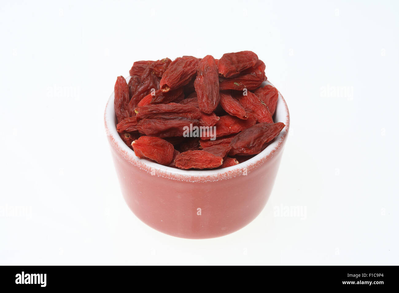 Goji berries, a fruit berry and medicinal plant Stock Photo