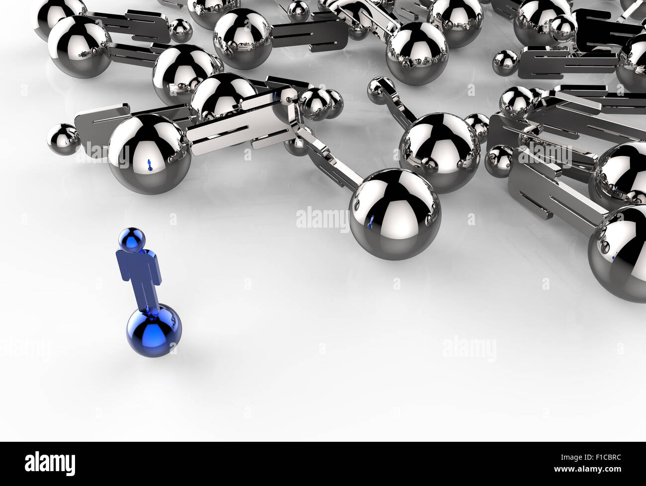 Leader of competition. Concept. 3d illustration Stock Photo