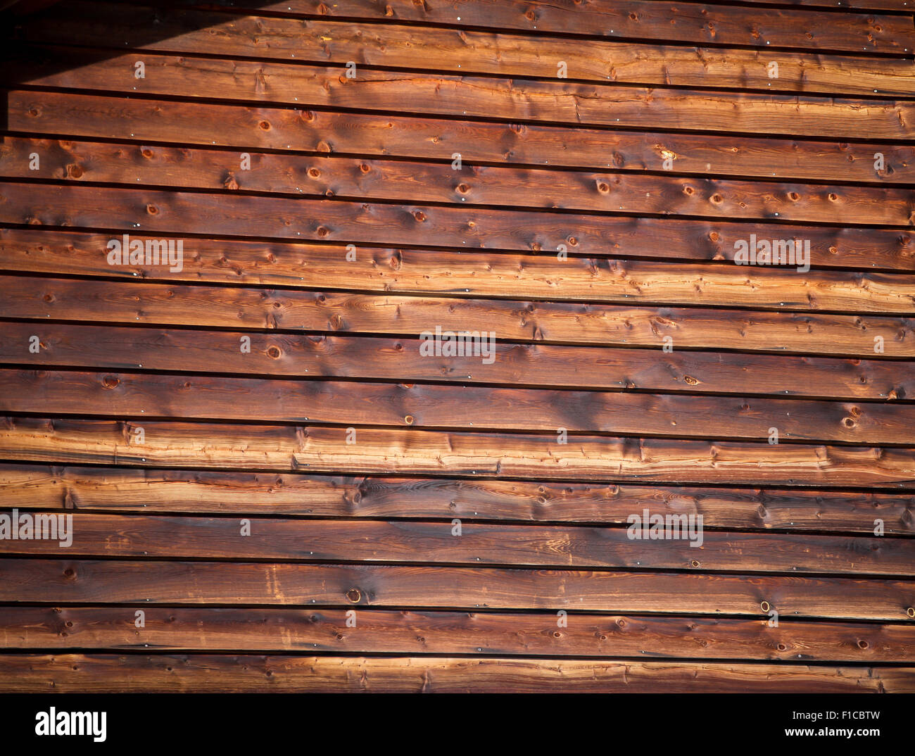 Brown Wood Plank Textured Background Stock Photo