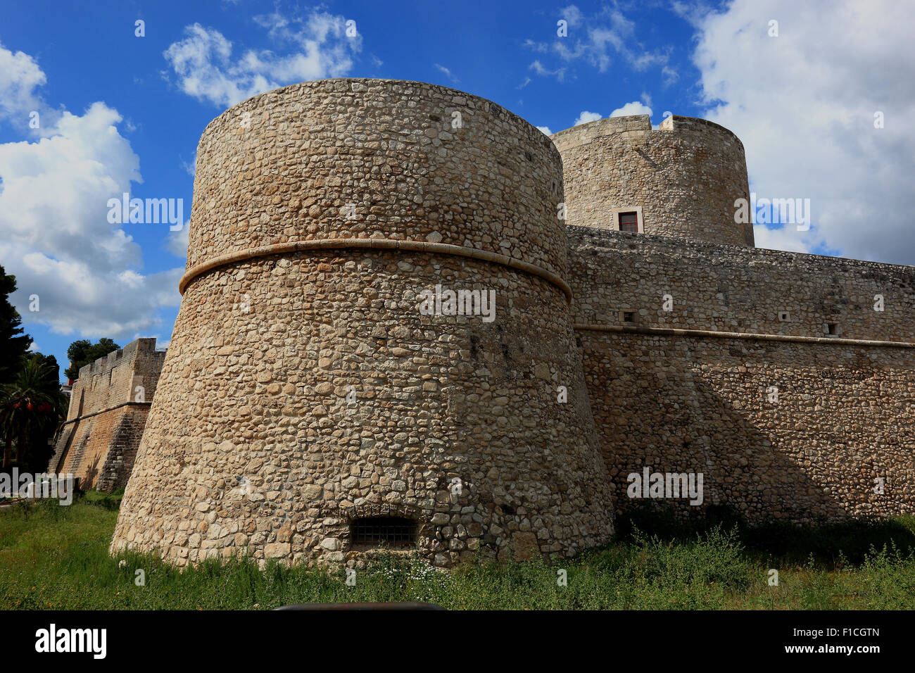 the castle Castel of Manfredonia, Apulia, Italy Stock Photo