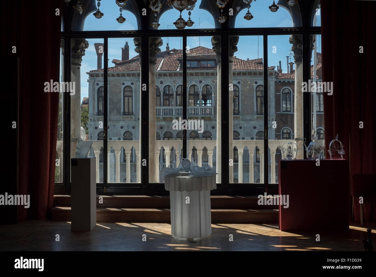 Academy of Fine Arts Venice, Italy, Europe EU Glasstress 2015 Stock Photo