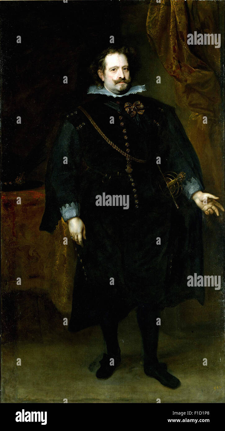 Anthony Van Dyck - Diego Felipe de Guzmán, Marquis of Leganés Stock Photo