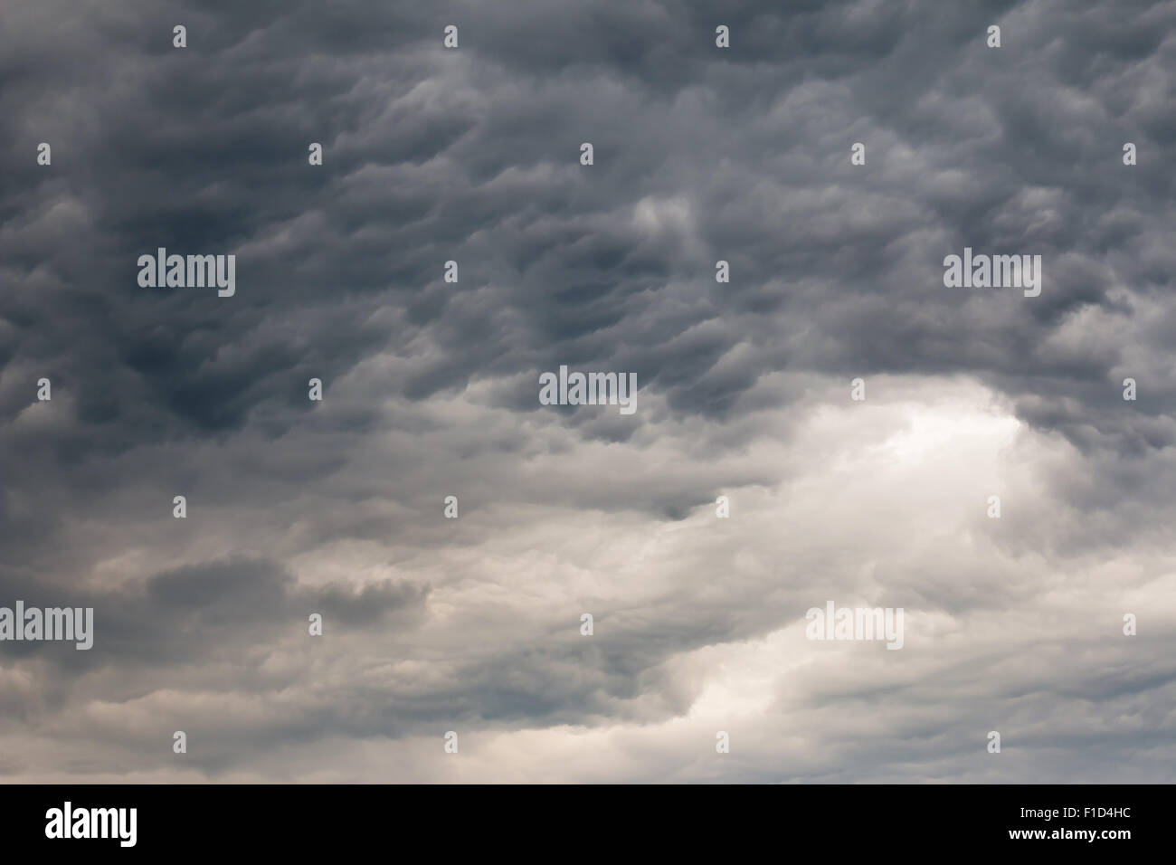 Dark clouds before rain Stock Photo