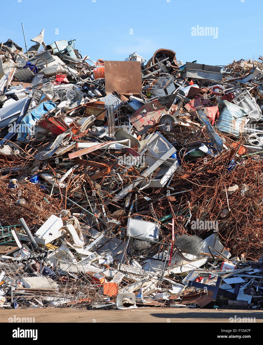detail of a scrap yard Stock Photo Alamy
