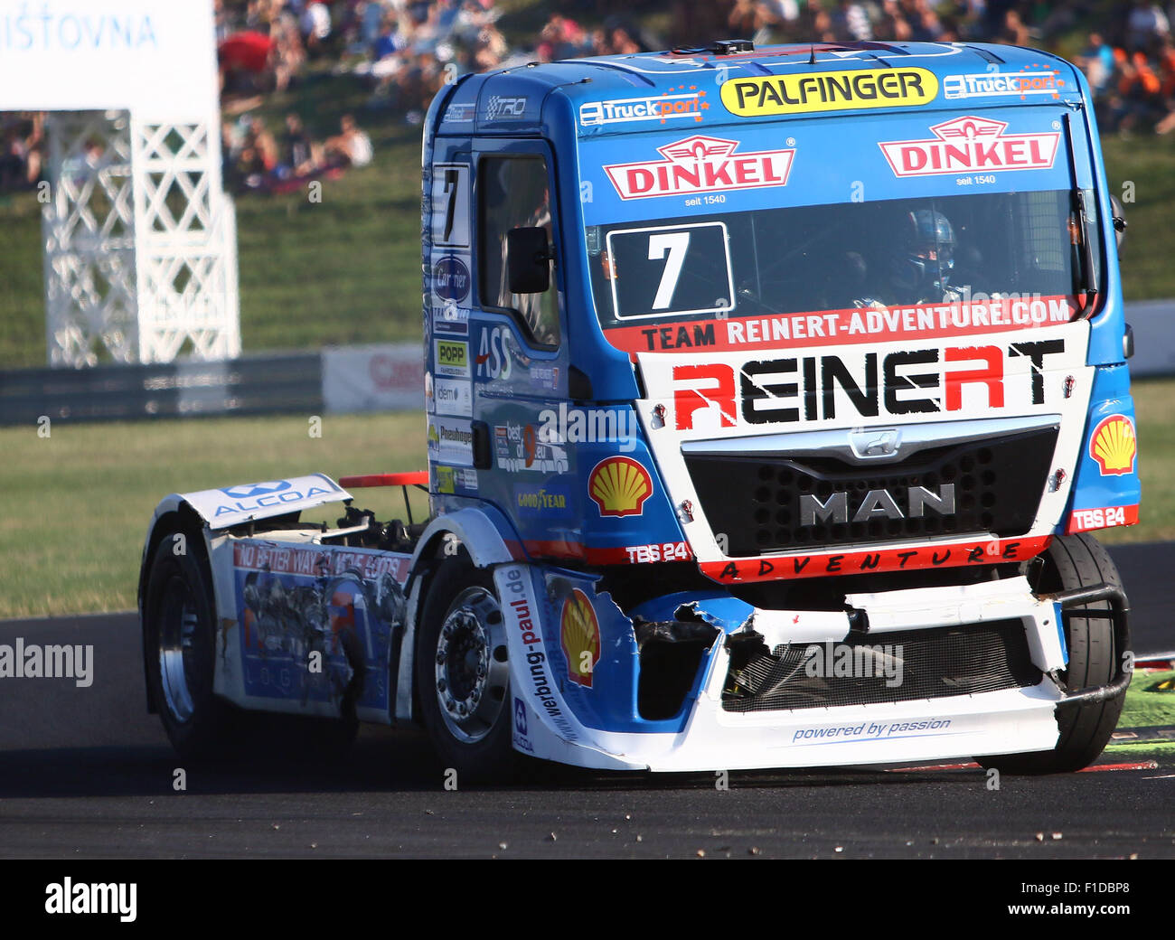 Most, Czech Republic. 30th Aug, 2015. FIA European Truck Racing