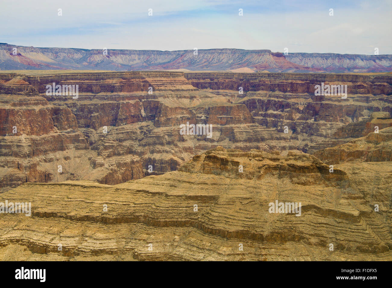 Rock formations in a canyon, Grand Canyon, Grand Canyon National Park