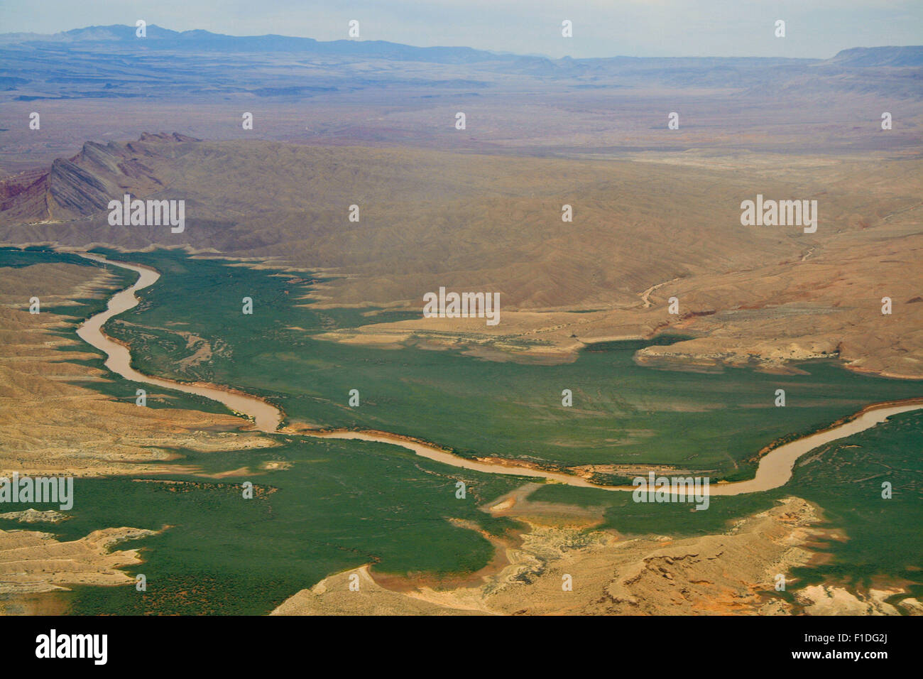 Aerial view of a river at Grand Canyon, Grand Canyon National Park ...