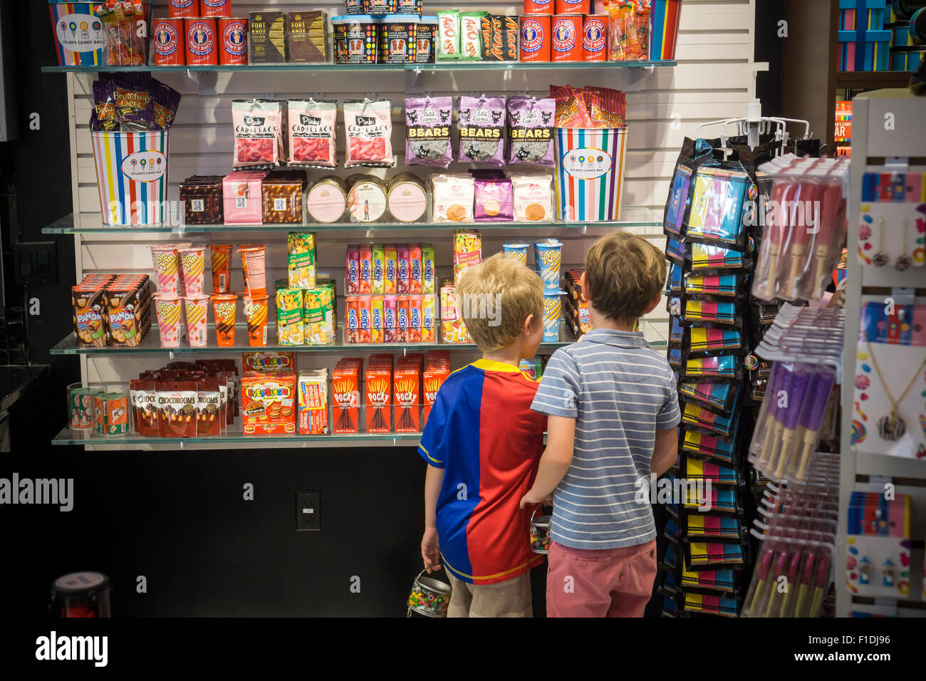 New York, USA. 1st September, 2015. Customers shop at the grand opening ...