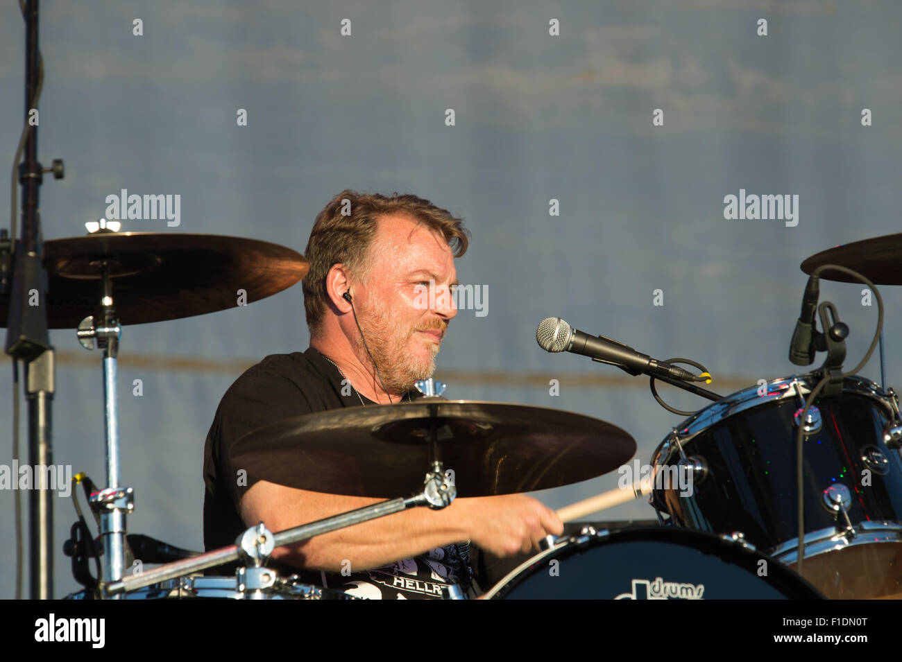 LINCOLN, CA - August 29: Steve Brown with the band Oleander performs at Thunder Valley Casino Resort in in Lincoln, California o Stock Photo