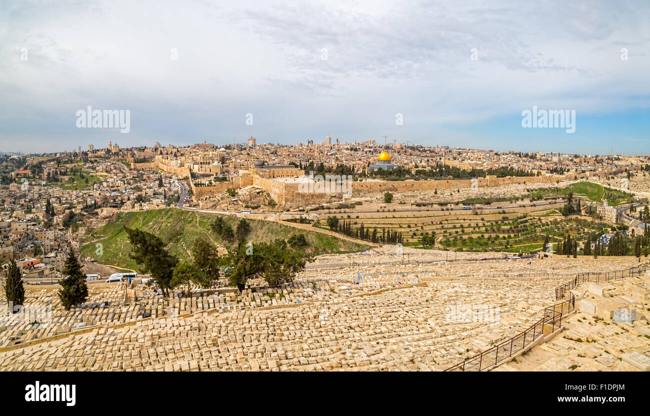 Jerusalem panorama Stock Photo