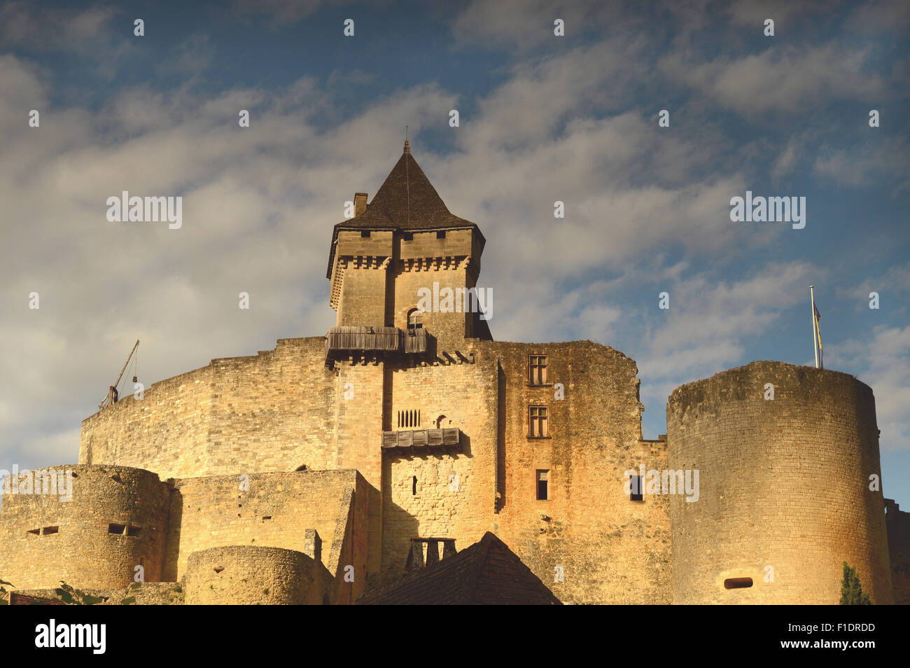 Chateau de Casteneau-la-Chapelle, Dordogne Region, France Stock Photo
