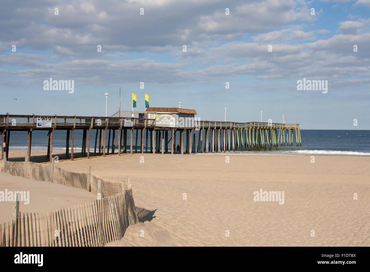 Ocean City, MD May 13, 2015 The OC Fishing Pier stretches from the
