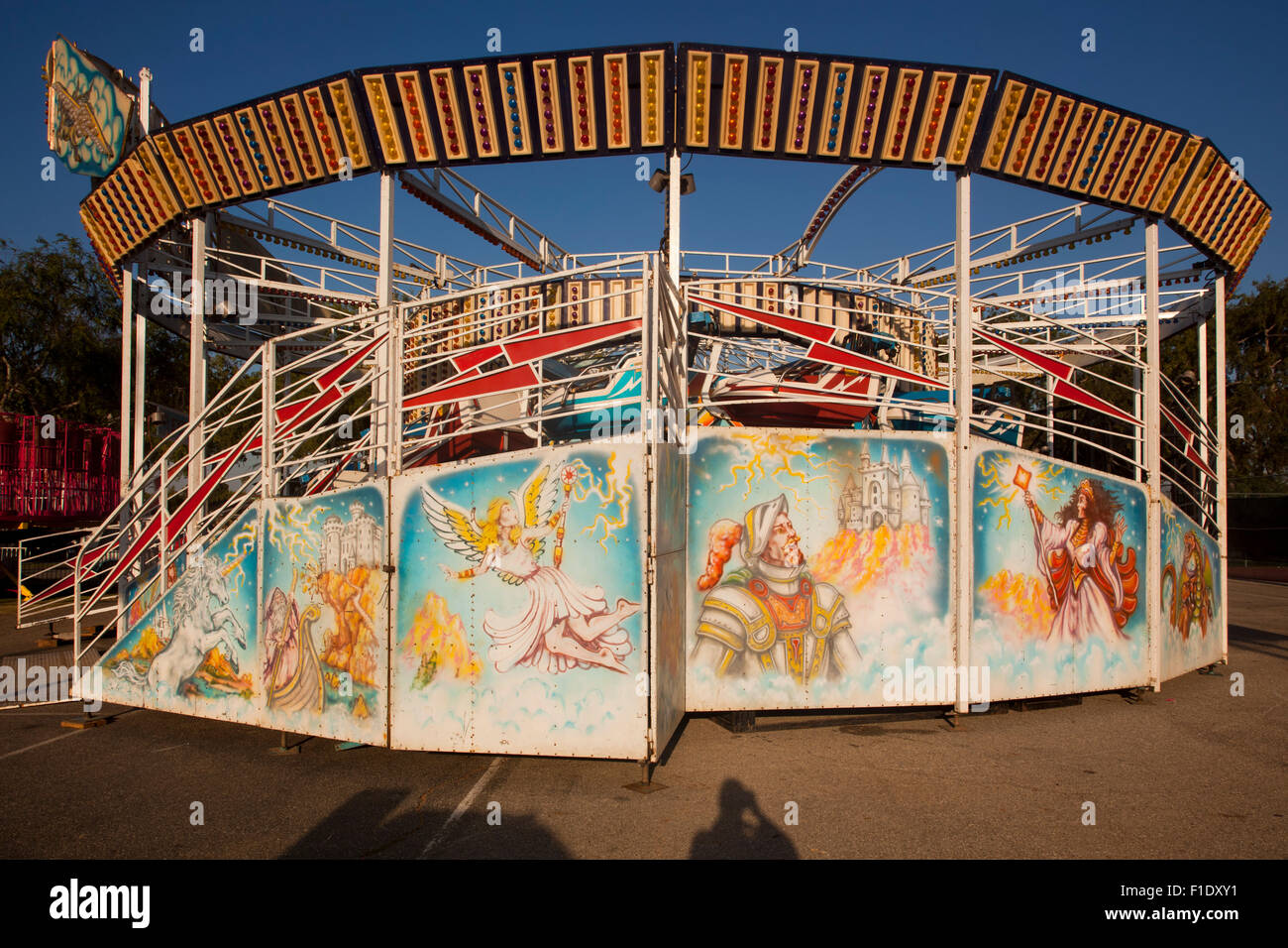 Fiesta La Ballona, Culver City festival in veteran's Park, Los Angeles, California, USA Stock Photo