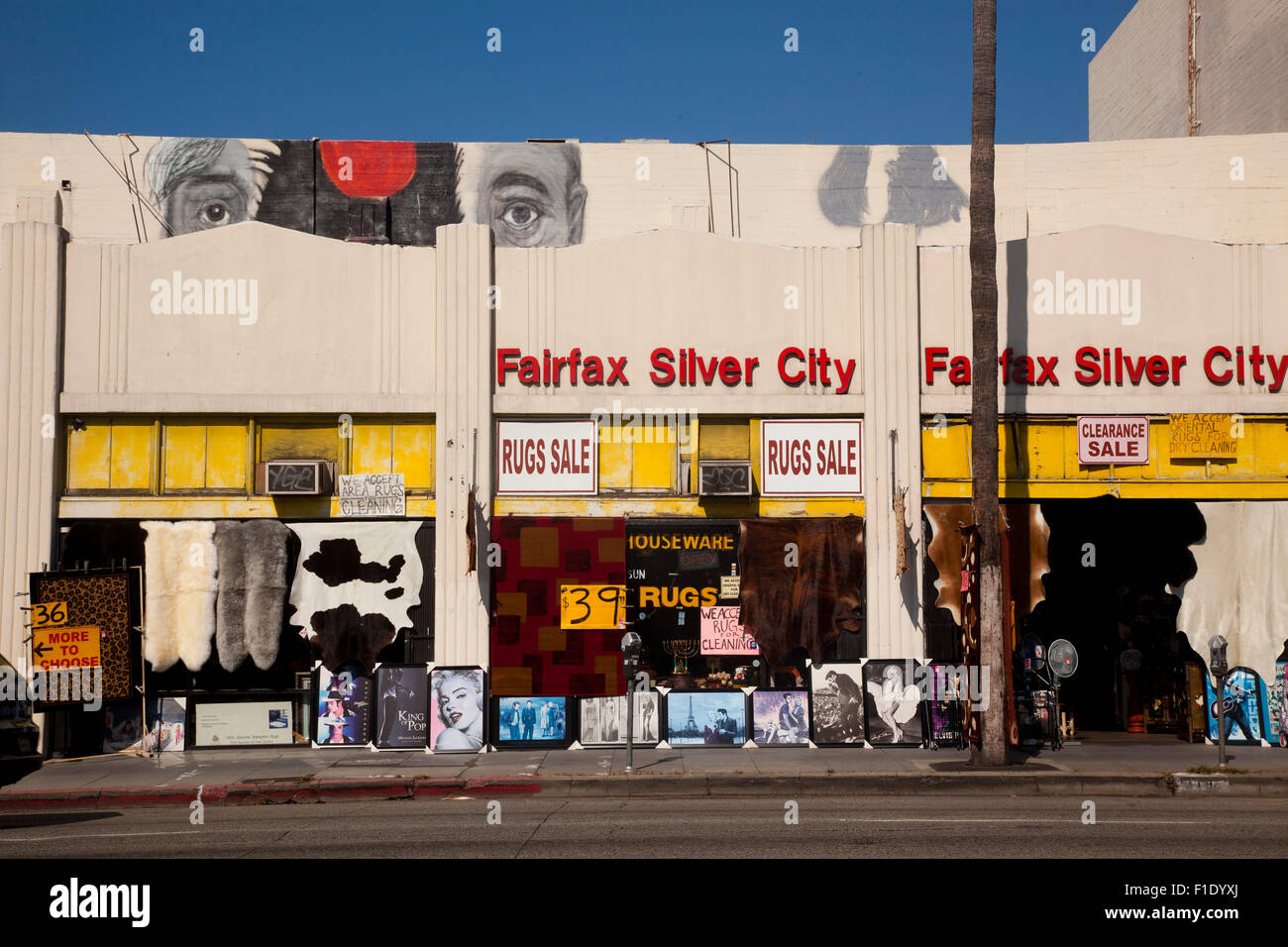 Fairfax Avenue, Los Angeles, California, USA Stock Photo Alamy