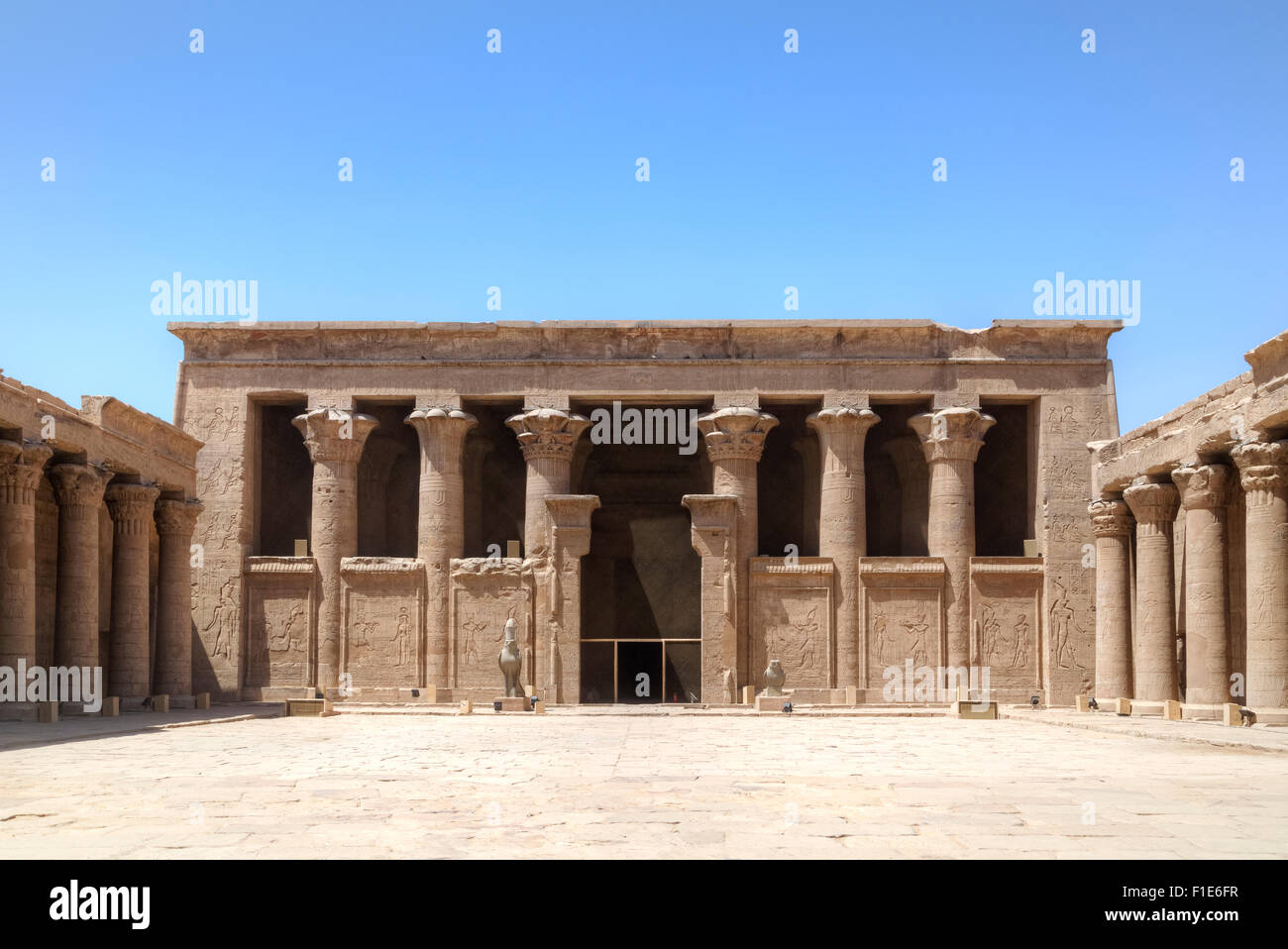 Temple of Edfu, Egypt, Africa Stock Photo