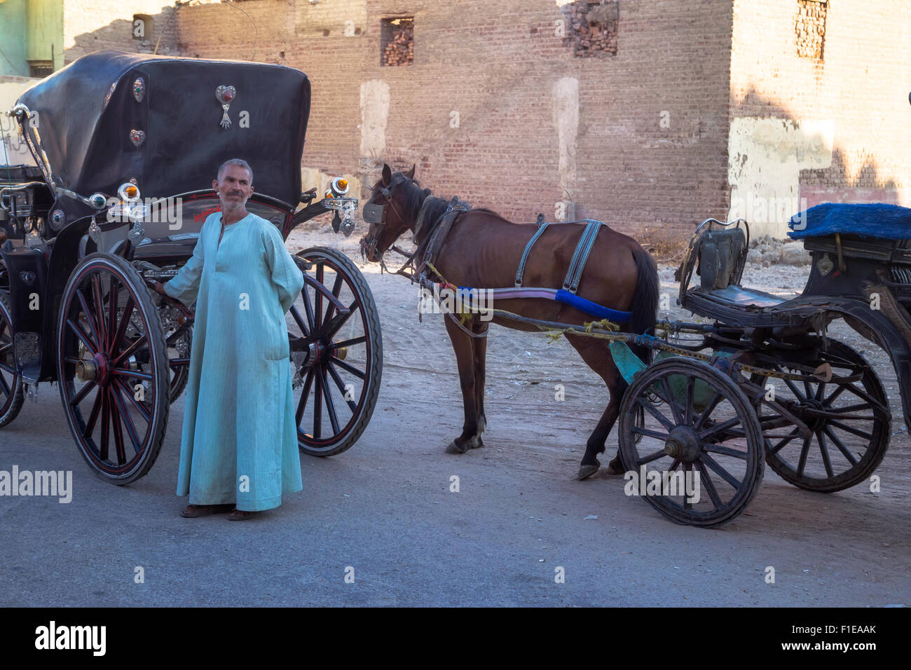 street life in Luxor, Egypt, Africa Stock Photo