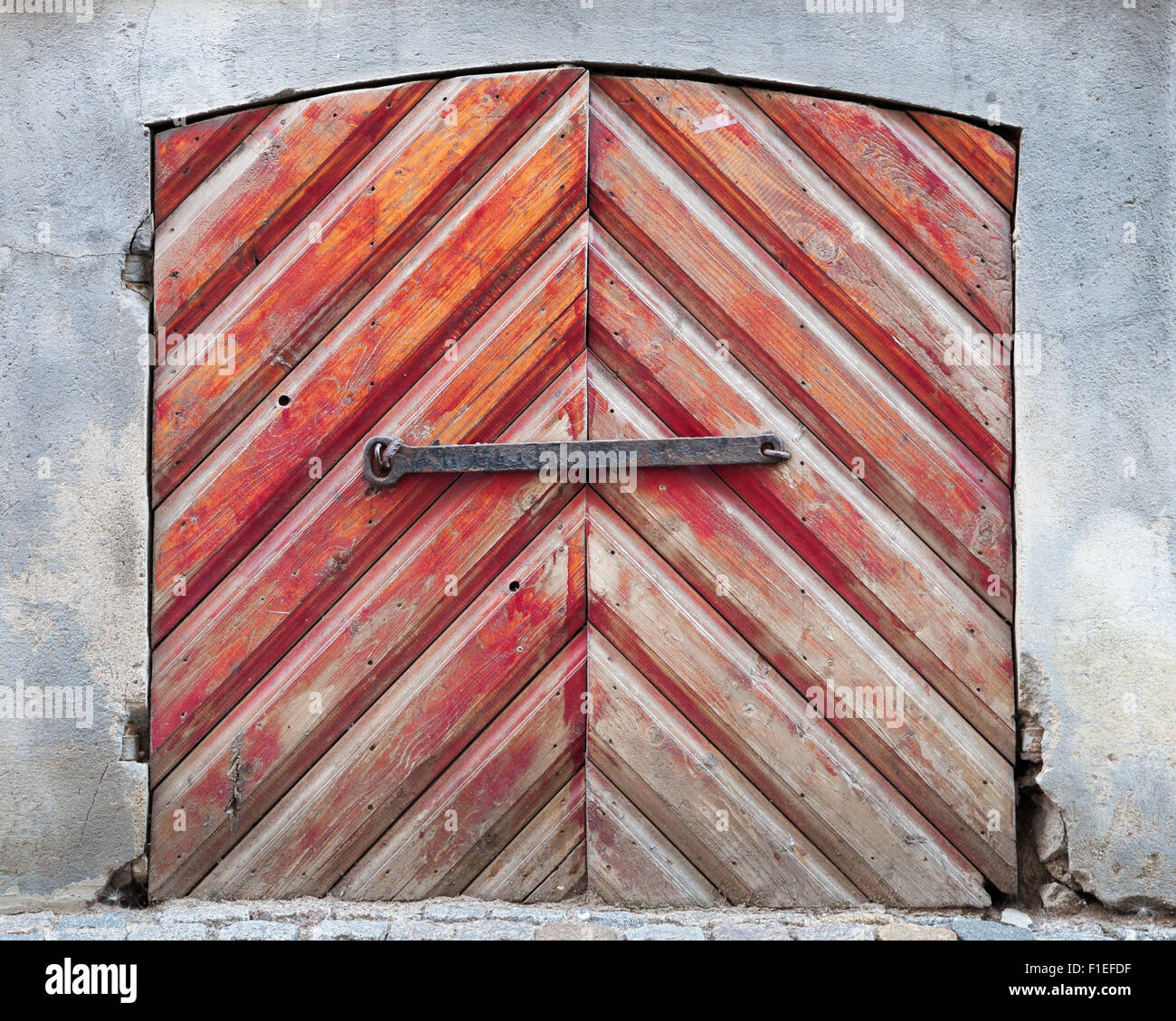 Vintage old gate Stock Photo