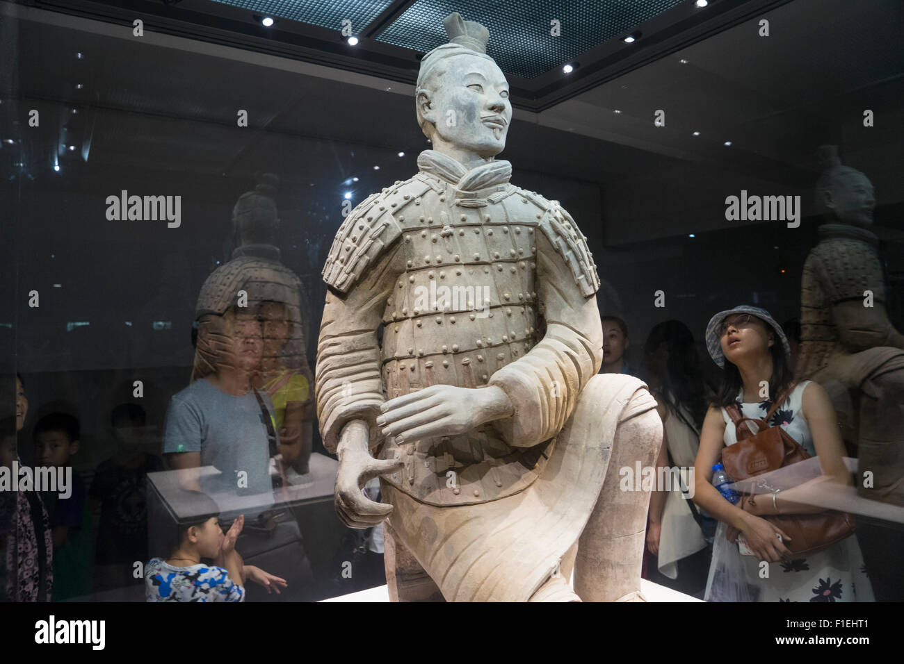 Terracotta warriors depicting the armies of Qin Shi Huang, the first ...