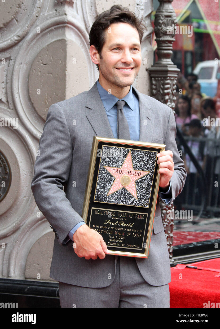 Cali Rudd Paul Rudd Honored with a Star on The Hollywood Walk of Fame Featuring ...