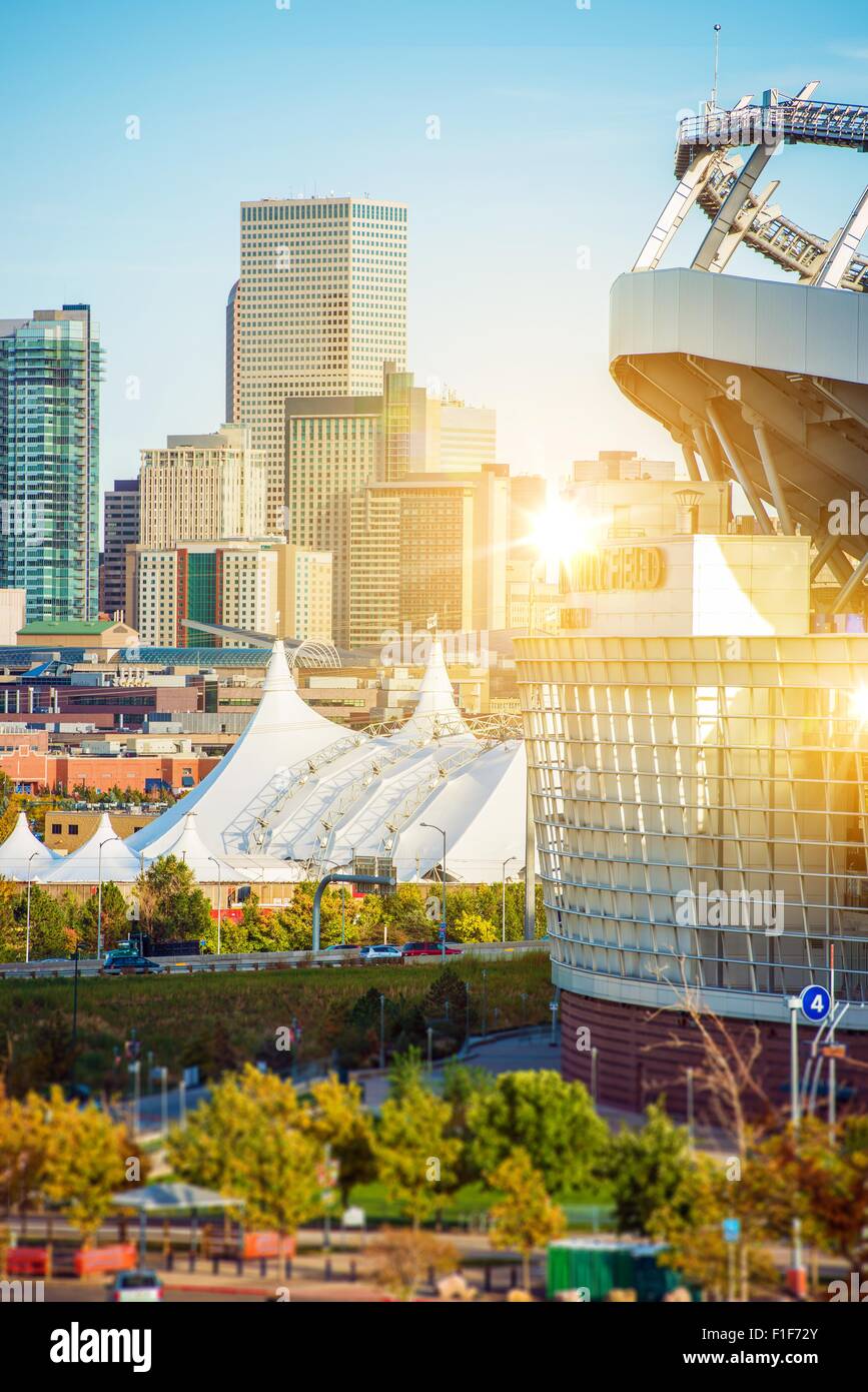The Best of Denver Colorado. Famous Denver Mile High Stadium and